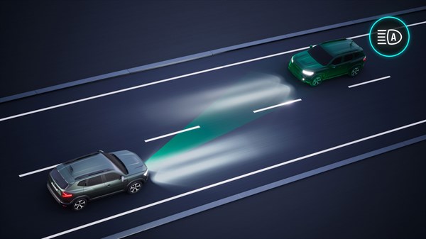 automatic high/low beam - Renault Duster