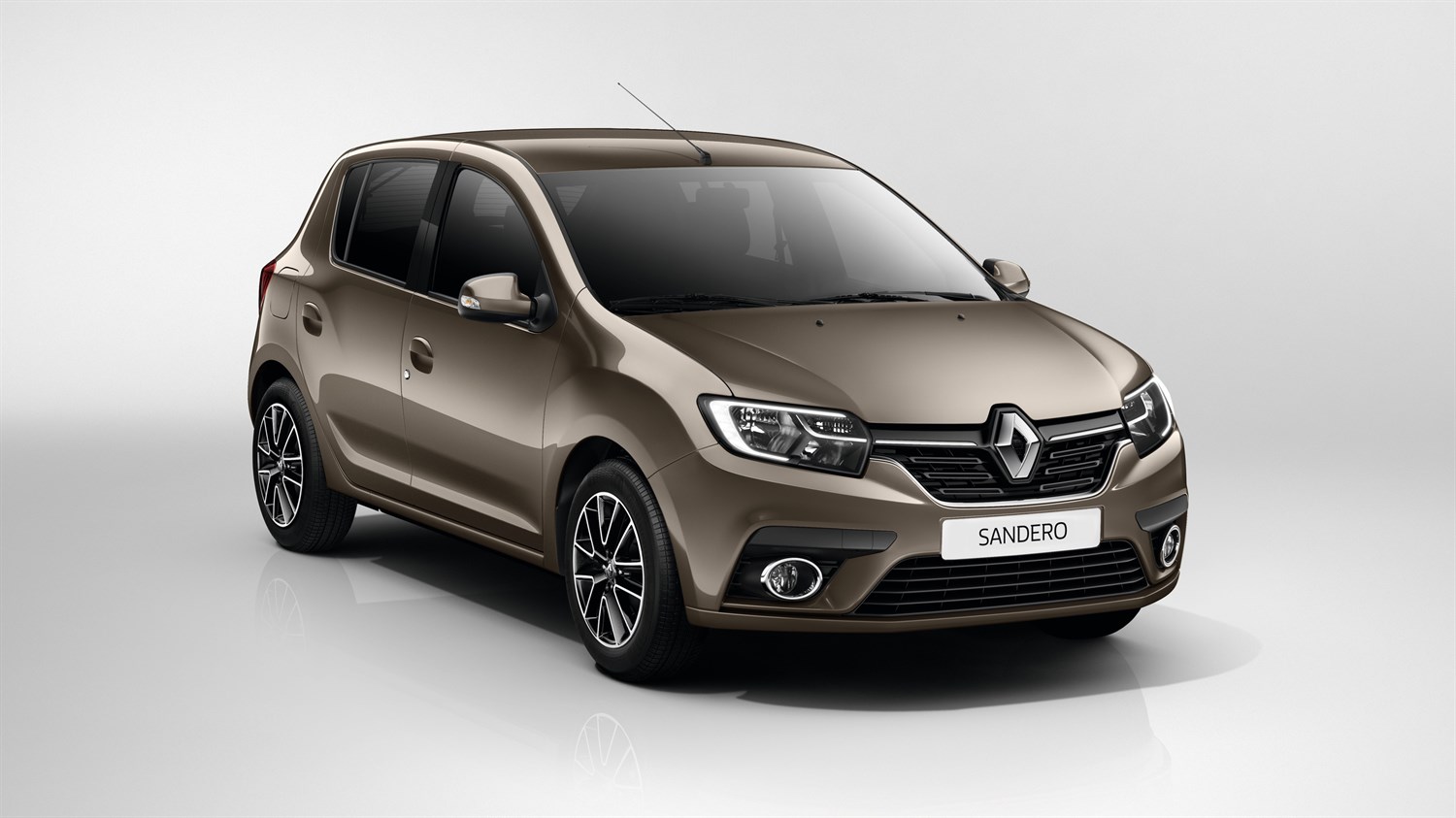 Renault SANDERO - vue 3/4 avant du véhicule