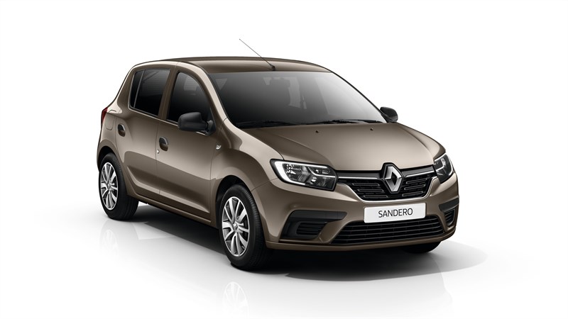 Renault SANDERO - vue 3/4 avant du véhicule